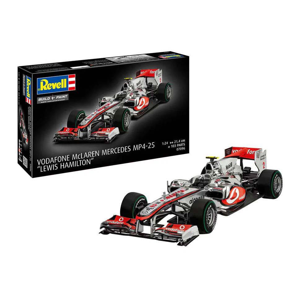 Revell mallisarja - vodafone mclaren mercedes mp4-25 l. hamilton 1:24 - 103 kpl.