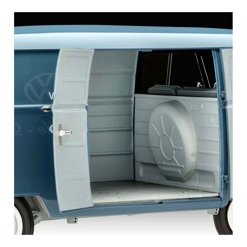 Revell modelbouwpakket - vw t1 panel van - 75 years vw t1 1:16 - 144dlg.