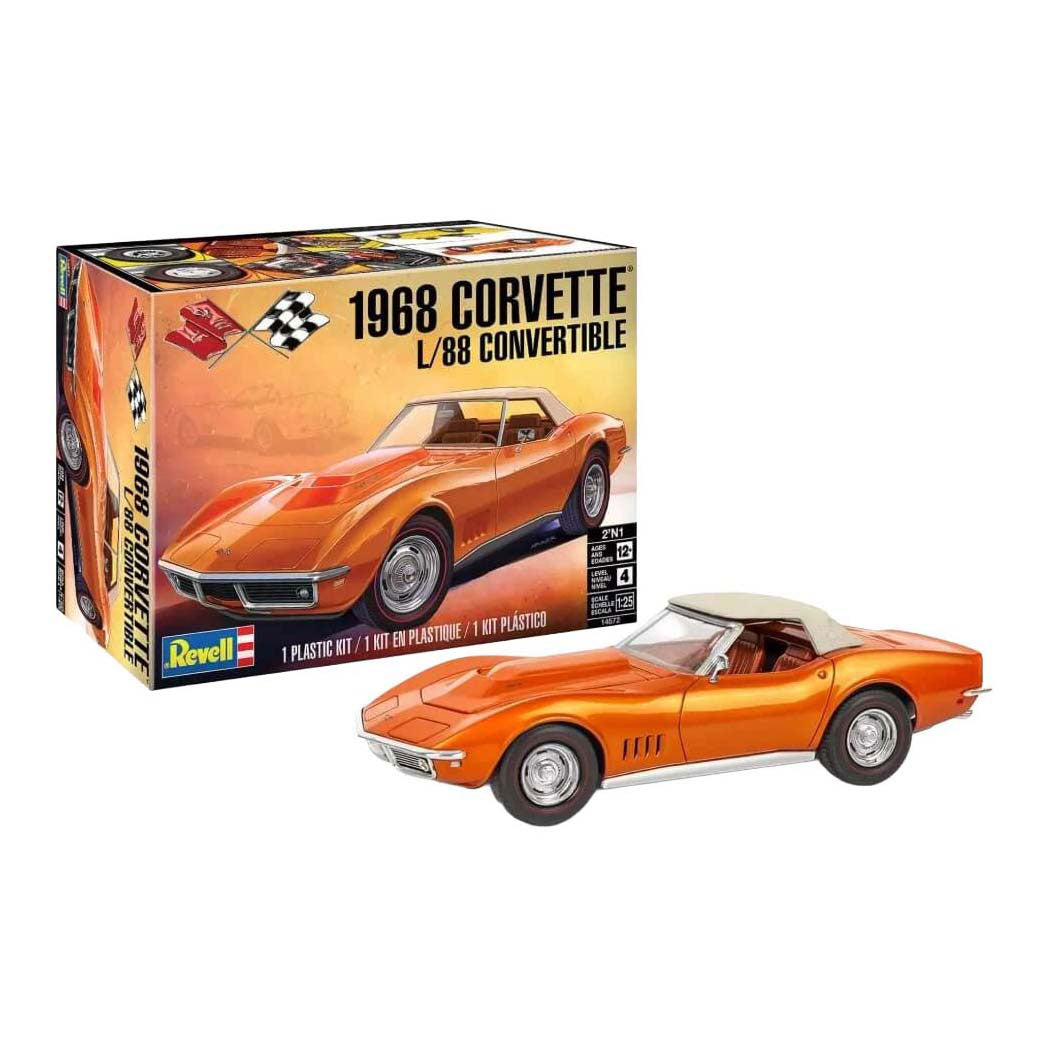 Revell model kit - '68 corvette l-88 roadster 1:24