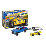 Revell modelbouwpakket - '78 chevy 4x4 pickup with go-kart 1:25