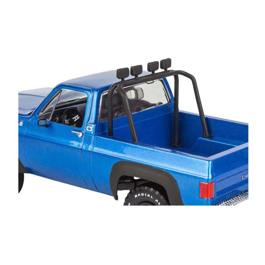Revell modelbouwpakket - '78 chevy 4x4 pickup with go-kart 1:25