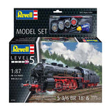 Revell modelbouwpakket - schnellzuglokomotive s3 6 br18 mit tende 1:87 - 154dlg.