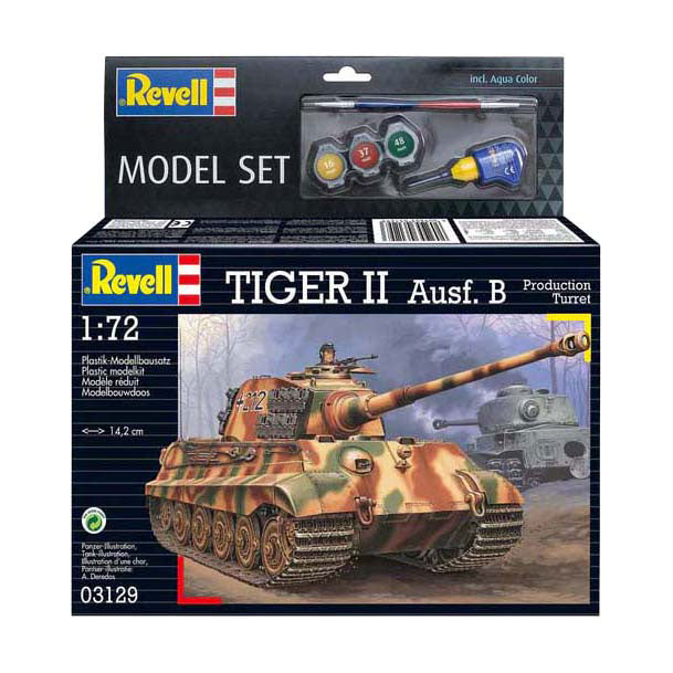 Revell modelsæt - tiger ii ausf. b 1:72 - 144 stk.