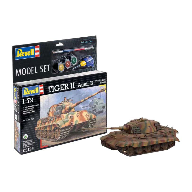 Revell modelsæt - tiger ii ausf. b 1:72 - 144 stk.