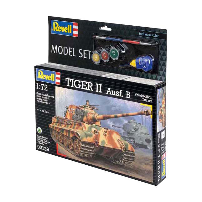 Revell modelsæt - tiger ii ausf. b 1:72 - 144 stk.
