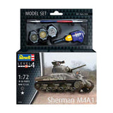 Revell modellsett - sherman m4a1 1:72 - 86 stk.