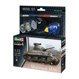 Revell modelbouwpakket - sherman m4a1 1:72 - 86dlg.