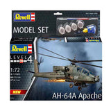 Revell modellkészlet - ah-64a apache 1:72 - 71 db. - beleértve alapfesték színek
