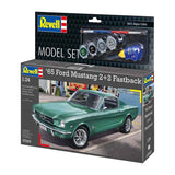 Revell modelbouwpakket - 1965 ford mustang 2+2 fastback 1:24 - 82dlg.