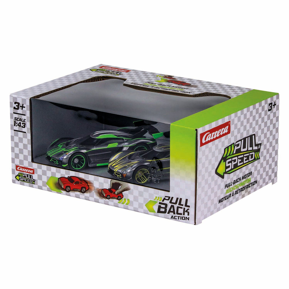 Carrera pull back hypercars twinpack - 1:43