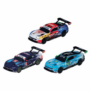 Carrera pull back ford mustang gt3 1:43 - 3 stk.