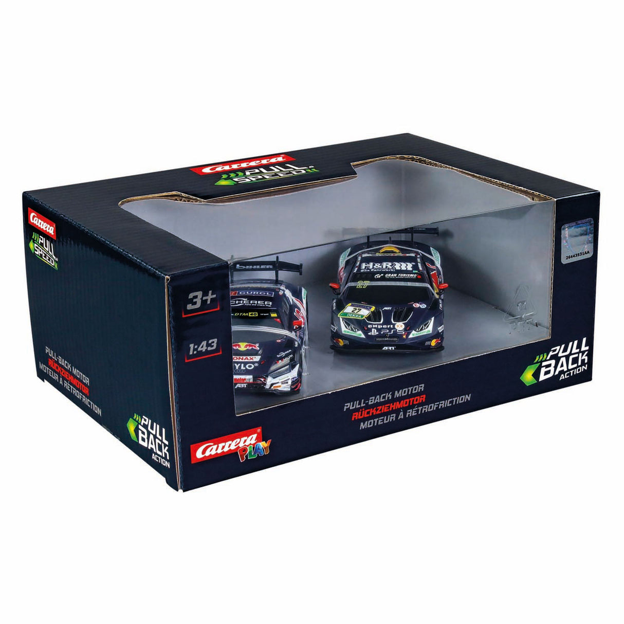Carrera pull back abt sportsline 1:43 - 2 ks.