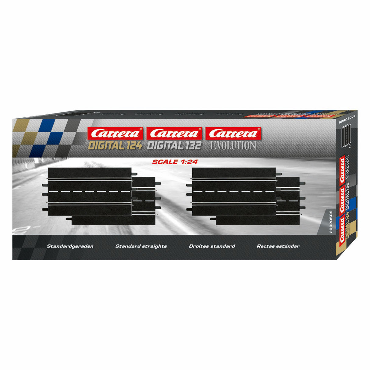 Carrera standaard rechte baandelen 1:24