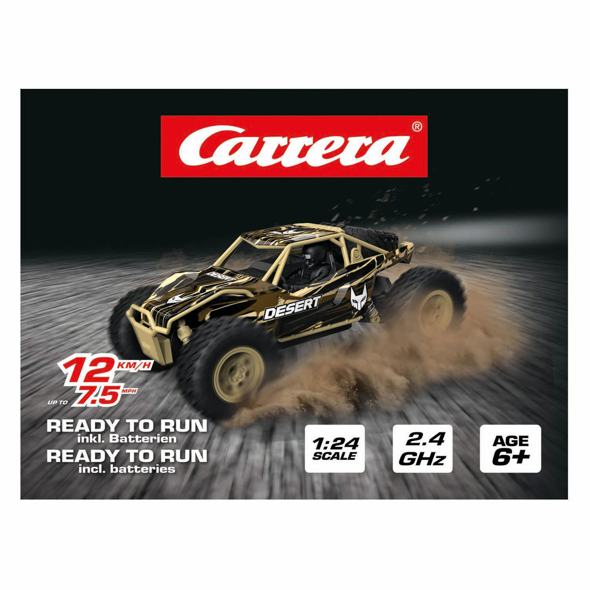Carrera rc 2,4ghz desert buggy - 1:24