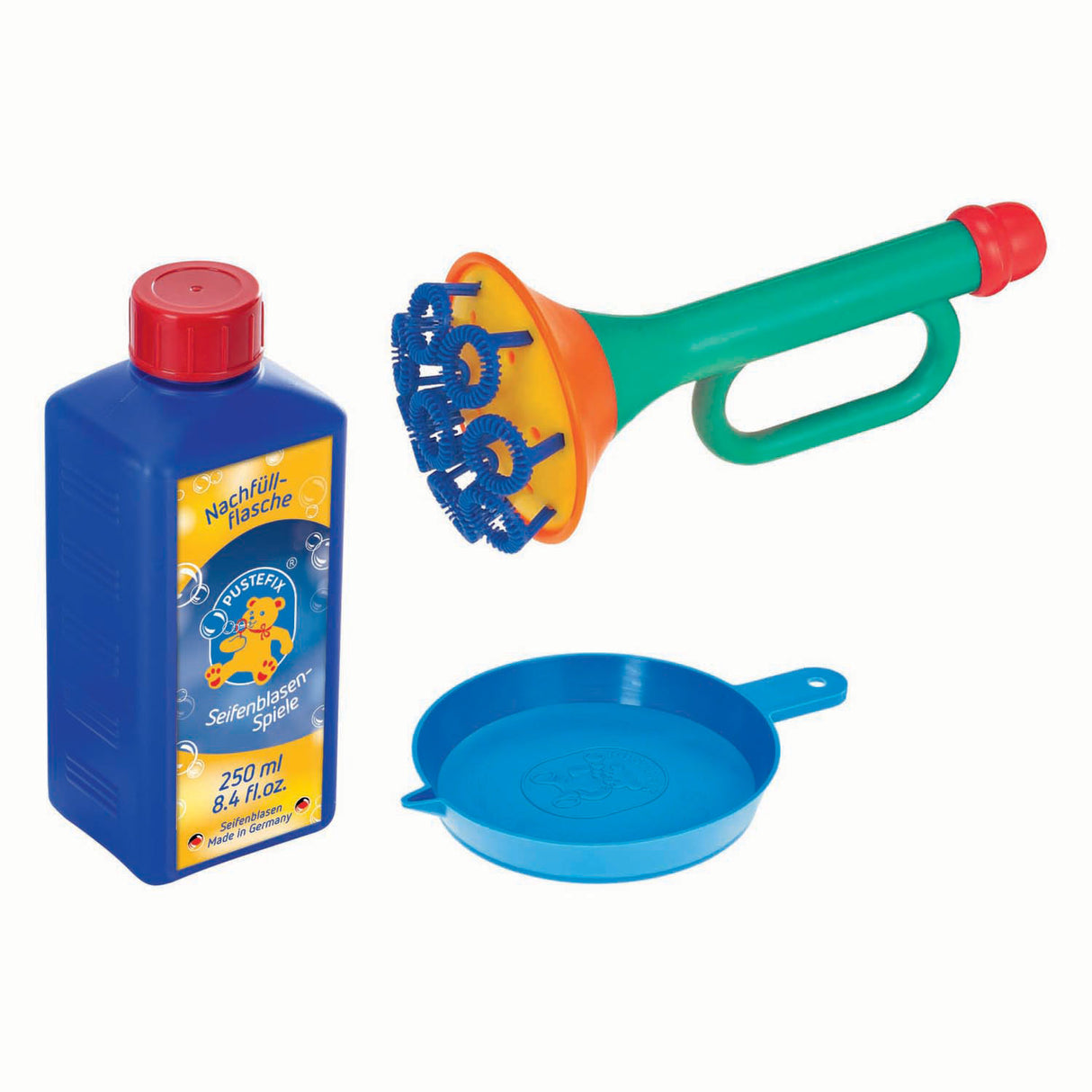 Pustefix multi bubble trumpet with bubble blower