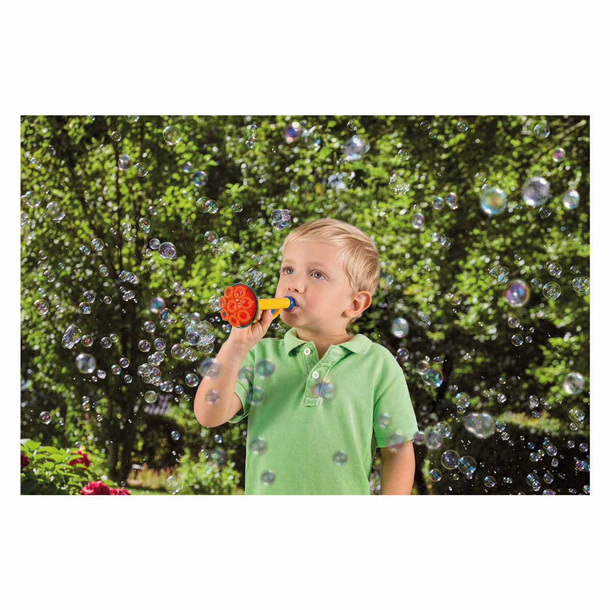 Pustefix multi bubble trumpet with bubble blower