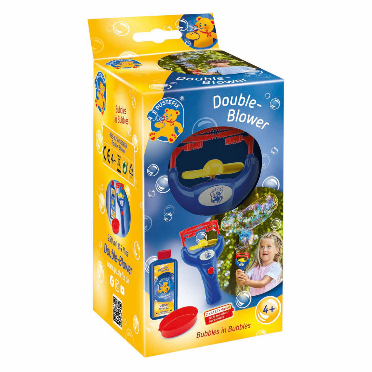 Dvojdmychadlový ventilátor Pustefix s bublifukem