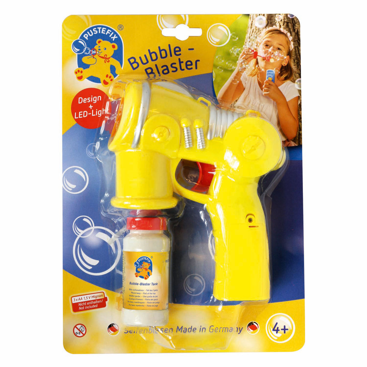 Blaster de bolhas Pustefix com soprador de bolhas