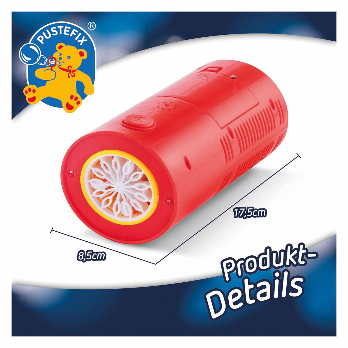 Pustefix Bubble Freedefeier mat Bubble Blower