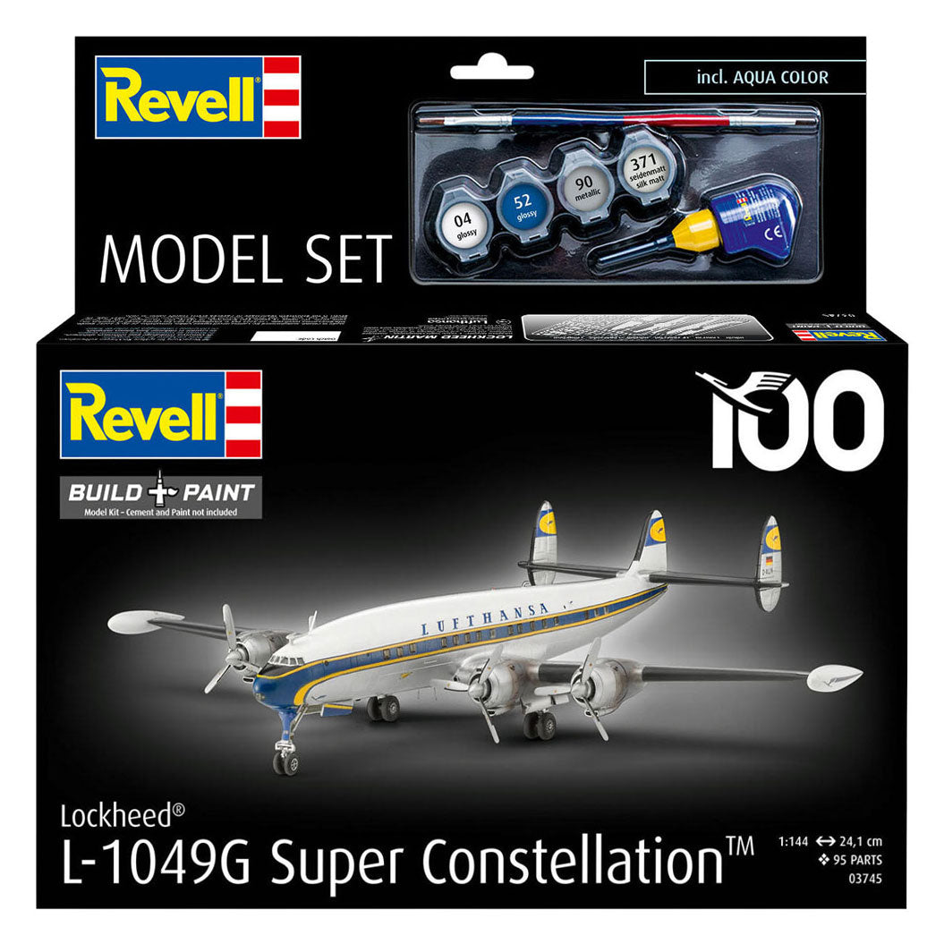 Revell Lockheed L.1049G Super Constellation Lufthansa Model Kit 1:144 - 95 parts
