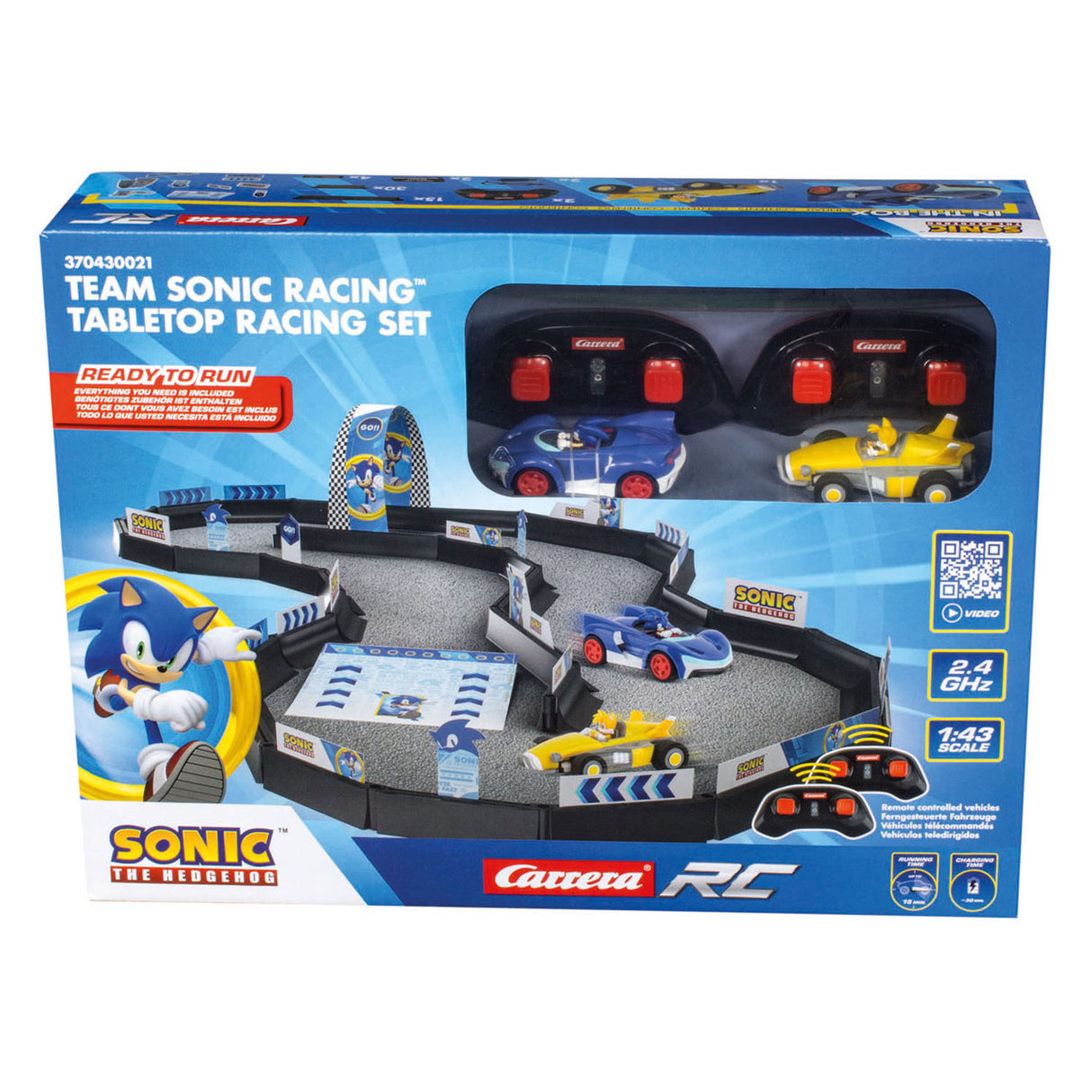 Coffret de course sonique radiocommandé 1:43
