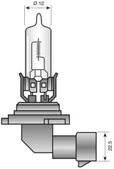 Spahn headlight bulb 12v 65w hb3 p20d