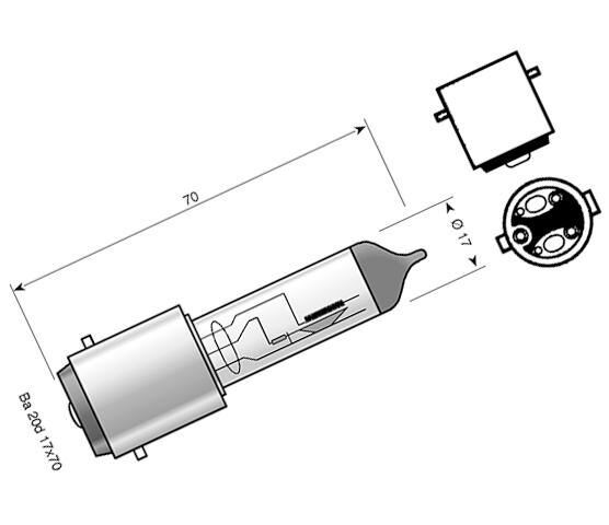 Spahn koplamp gloeilamp