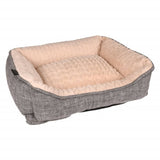 Flamingo Dog Basket Zuo rechteckeg 50x40x16 cm Grey