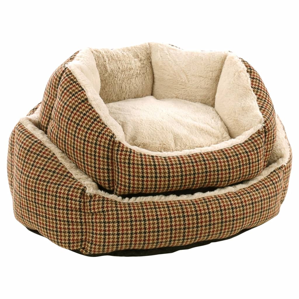 Flamingo Flamingo dog basket with zipper Marlena 45x40x19 cm