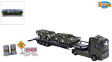 2-spils militærtransporter + tanks 24cm