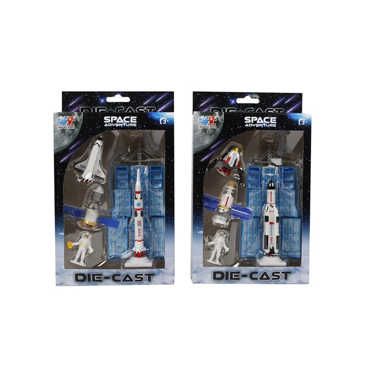 Set da gioco avventura Space Shuttle 12 cm