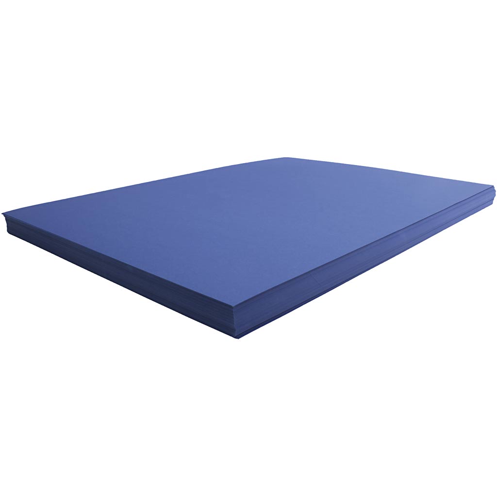 Creativ company cardboard, sheet 50x70 cm, 270 gr, dark blue, 100 sheets 1 box