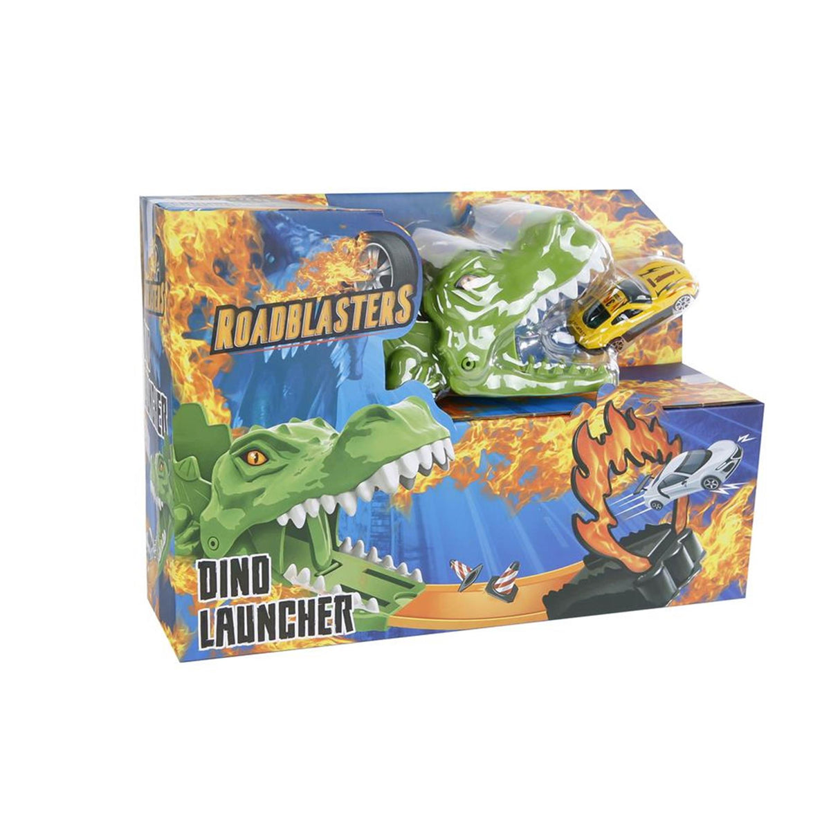 Roadblasters schéissen Racing Streck mat 3 Die-Goss Autoen spillen Set