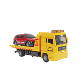 Kids globe man truck recovery vehicle with car, 19cm