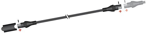 Tecmate toebehoren charging cable optimate extension 4.6m m. sae