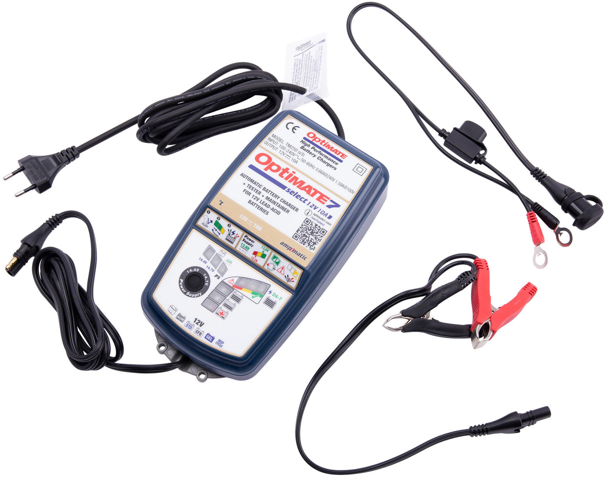 Tecmate acculader optimate 7 select optimate 7 charger select gold edition
