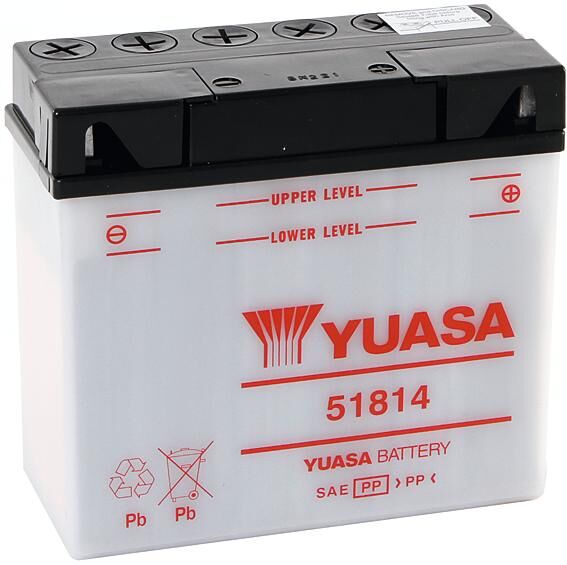 Yuasa Batterij 51814 Battery 51814 Standard Without Sp