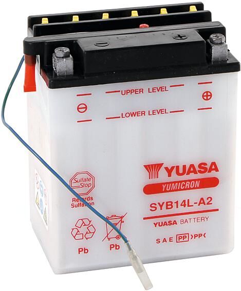 Yuasa batterij syb14l-a2 battery syb14l-a2 standard without sp