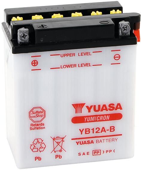 Yuasa battery yb12a-b . battery yb12a-b standard without sp