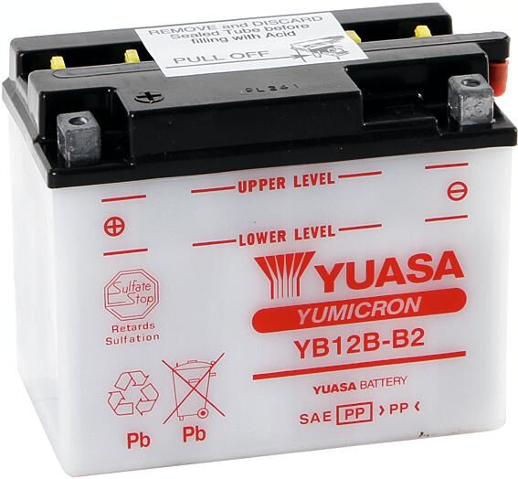 Yuasa batterij yb12b-b2 . battery yb12b-b2 standard without sp