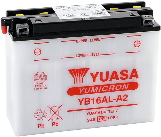 Yuasa batterij yb16al-a2 .
