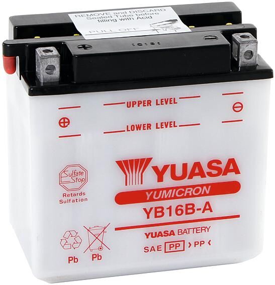 Yuasa battery yb16b-a . battery yb16b-a standard without sp