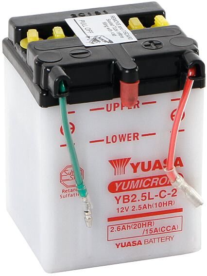 Yuasa battery yb2.5l-c2 battery yb2.5l-c2 standard without sp