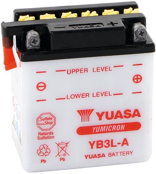 Yuasa battery yb3l-a . battery yb3l-a standard without sp