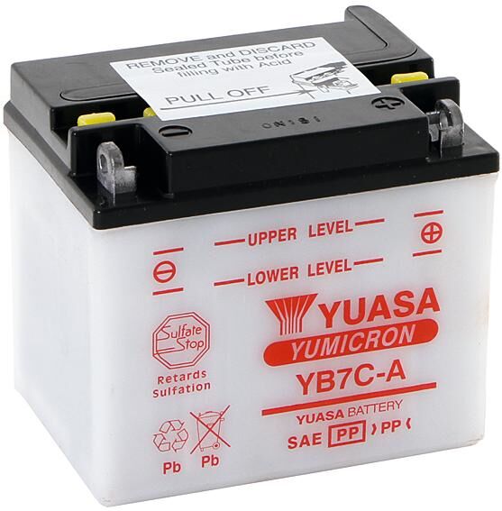 Yuasa battery yb7c-a . battery yb7c-a standard without sp