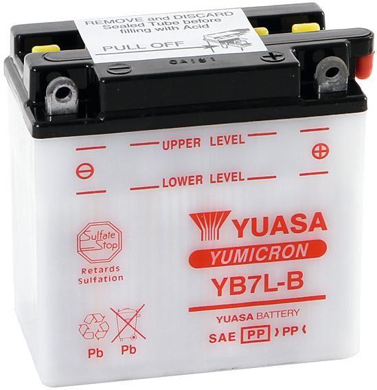Yuasa battery yb7l-b . battery yb7l-b standard without sp