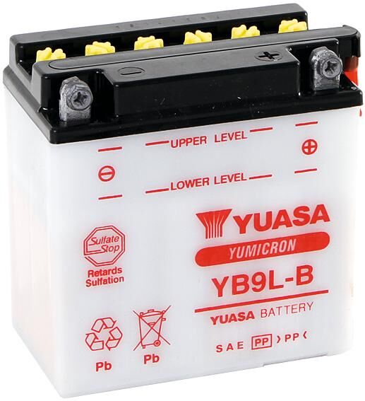 Yuasa battery yb9l-b . battery yb9l-b standard without sp