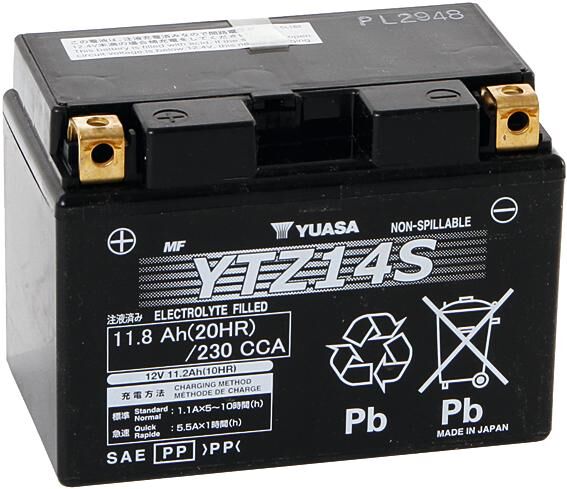 Yuasa batterij ytz14s .