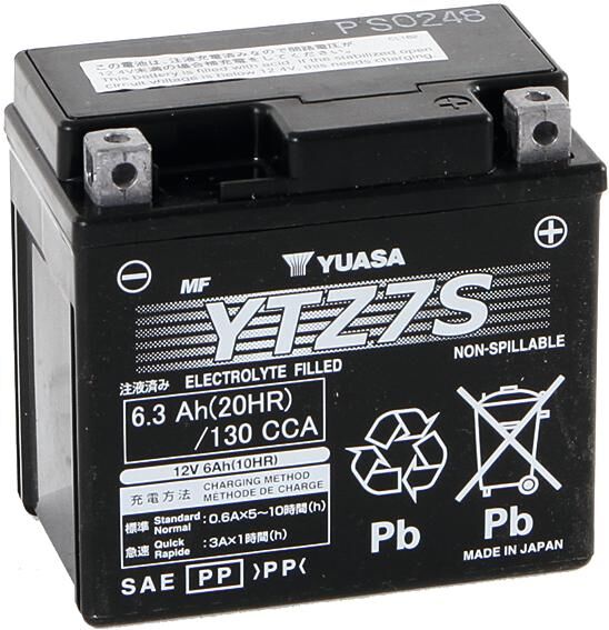 Yuasa battery ytz7s battery ytz7s agm
