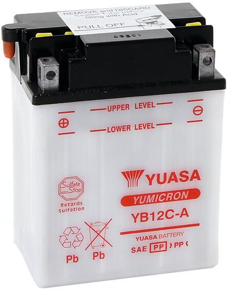 Yuasa battery yb12c-a . battery yb12c-a standard without sp